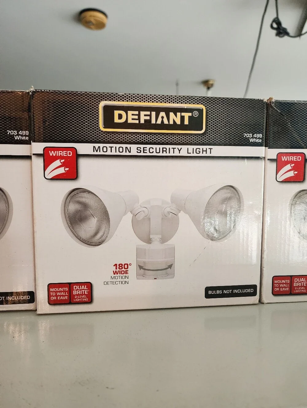 Motion Security Light - White, Wired